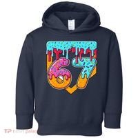67 Ice Cream Drip Home Plate Baseball Six Seven Toddler Hoodie thumb 0