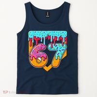 67 Ice Cream Drip Home Plate Baseball Six Seven Tank Top thumb 2