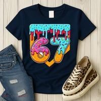 67 Ice Cream Drip Home Plate Baseball Six Seven Women's T-Shirt thumb 3