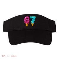 67 Ice Cream Cone Drip Number Sports 6-7 Meme Visor thumb 0