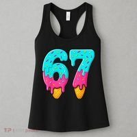 67 Ice Cream Drip Meme Funny Six Seven Gen Alpha Slang Women's Tank Top thumb 3