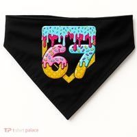 67 Ice Cream Drip Meme Six Seven Gen Alpha Slang USA-Made Doggie Bandana thumb 0