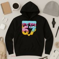67 Ice Cream Drip Meme Six Seven Gen Alpha Slang Hoodie thumb 3