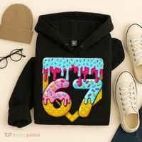 67 Ice Cream Drip Meme Six Seven Gen Alpha Slang Hoodie thumb 4
