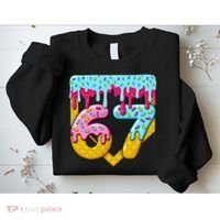 67 Ice Cream Drip Meme Six Seven Gen Alpha Slang Sweatshirt thumb 2