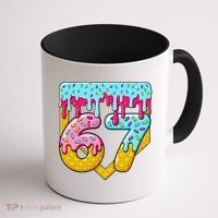 67 Ice Cream Drip Meme Six Seven Gen Alpha Slang Coffee Mug thumb 1