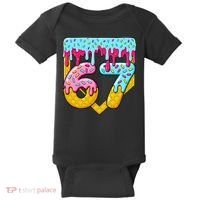 67 Ice Cream Drip Meme Six Seven Gen Alpha Slang Baby Bodysuit thumb 0