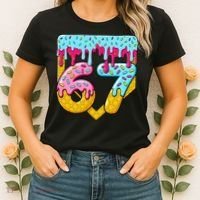 67 Ice Cream Drip Meme Six Seven Gen Alpha Slang Women's T-Shirt thumb 2