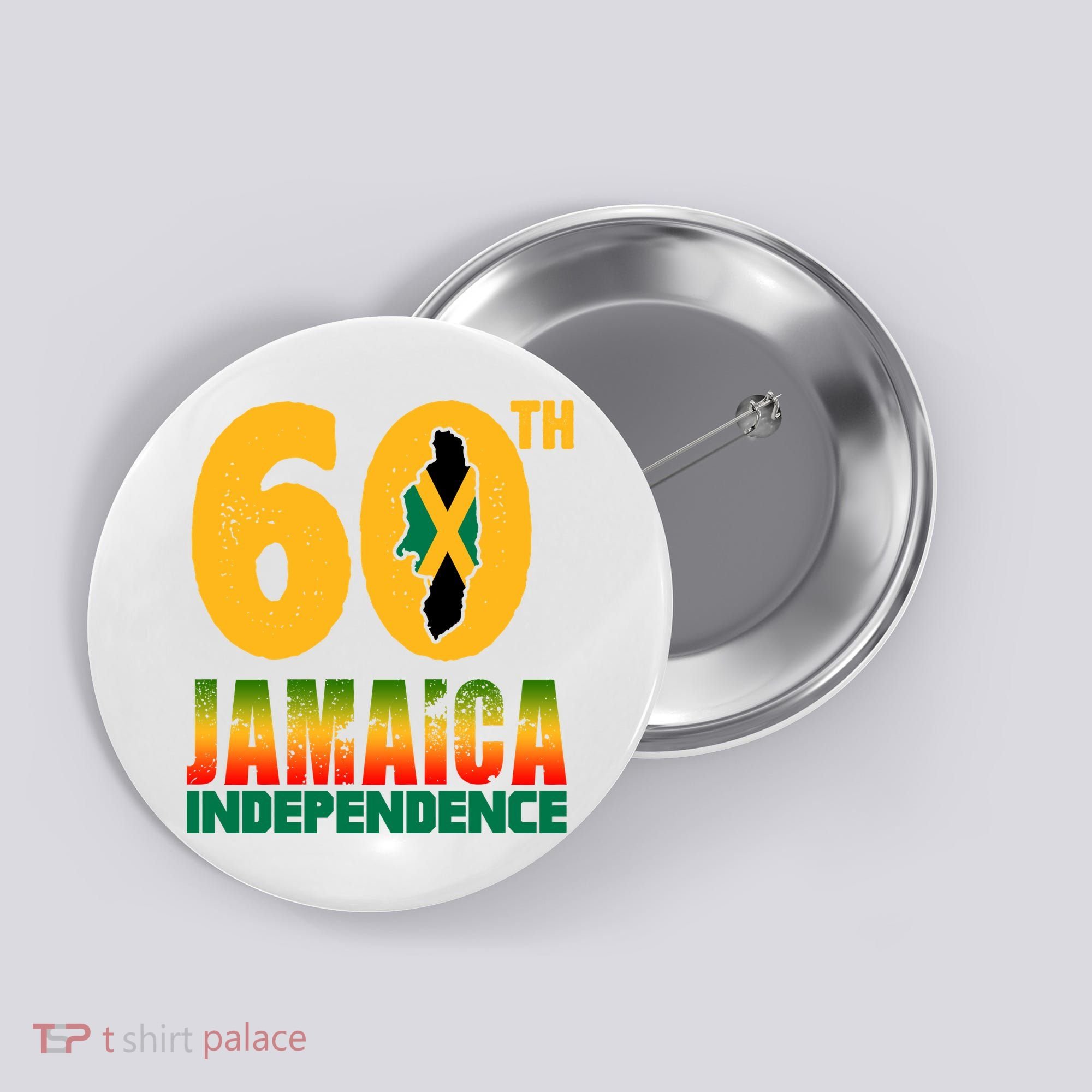 60th Jamaica Independence Button