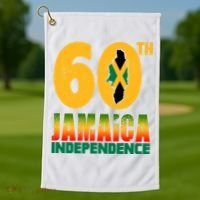 60th Jamaica Independence Golf Towel thumb 1