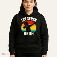 67 Meme 6-7 Numbers Dabbing Six Seven Bruh Hoodie thumb 5