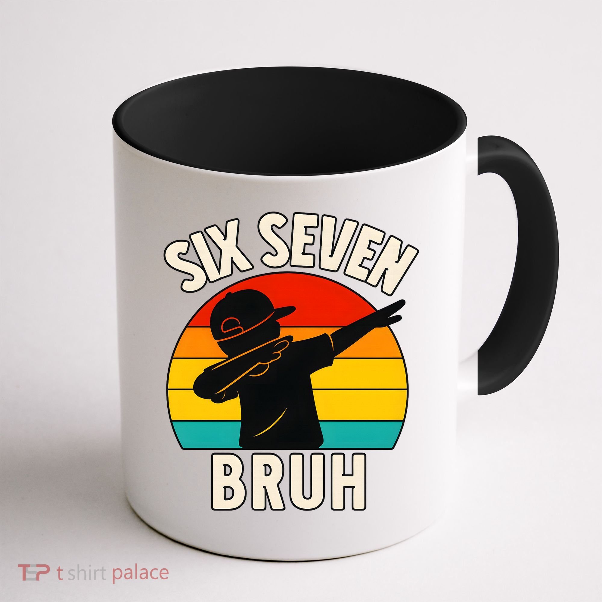 67 Meme 6-7 Numbers Dabbing Six Seven Bruh Coffee Mug