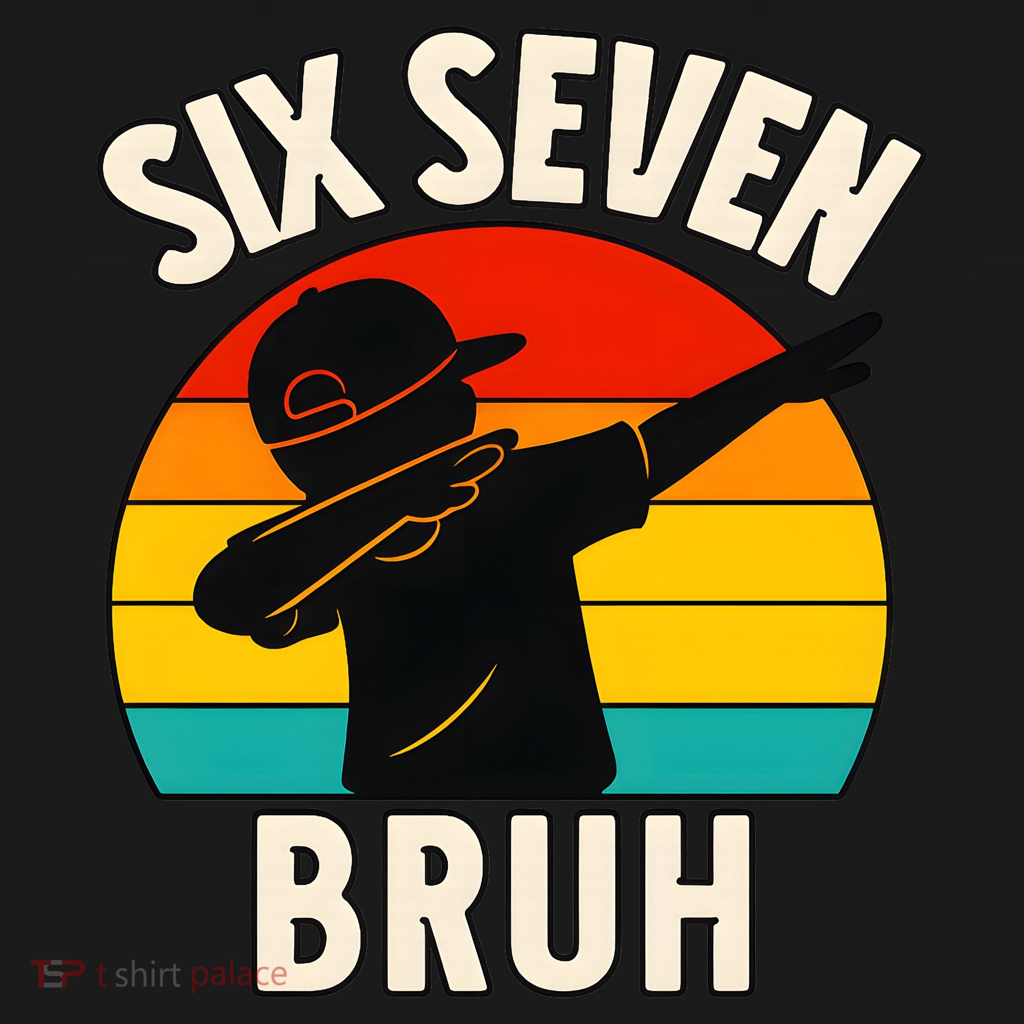 67 Meme 6-7 Numbers Dabbing Six Seven Bruh Pajama Set