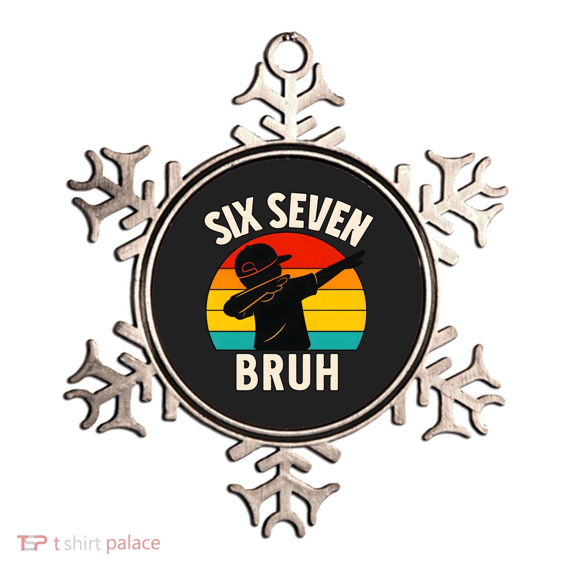 67 Meme 6-7 Numbers Dabbing Six Seven Bruh Ornament