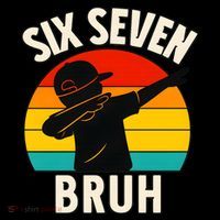67 Meme 6-7 Numbers Dabbing Six Seven Bruh Ornament thumb 1