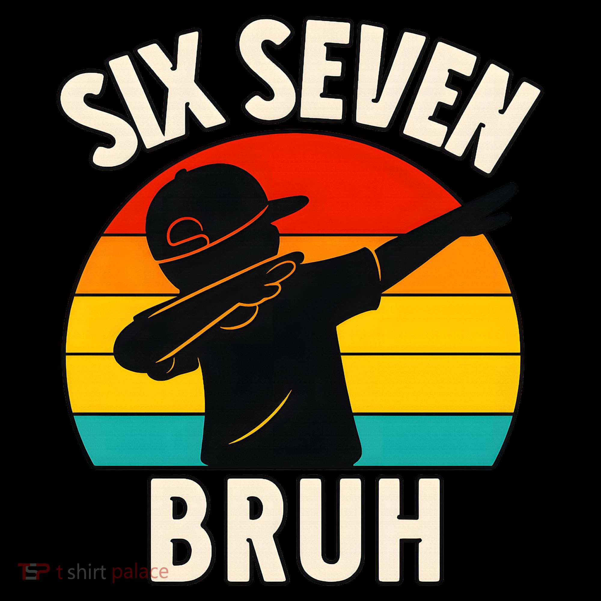 67 Meme 6-7 Numbers Dabbing Six Seven Bruh Kids Sweatshirt