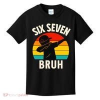 67 Meme 6-7 Numbers Dabbing Six Seven Bruh Kids T-Shirt thumb 0