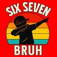 67 Meme 6-7 Numbers Dabbing Six Seven Bruh Santa Hat thumb 1