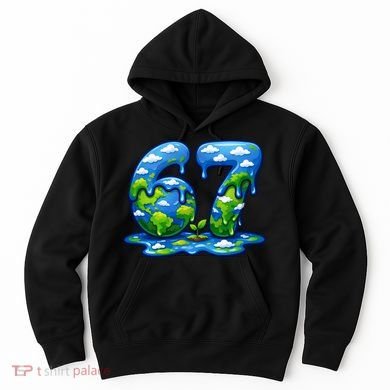 6-7 Meme 67 Six Seven Earth Hoodie