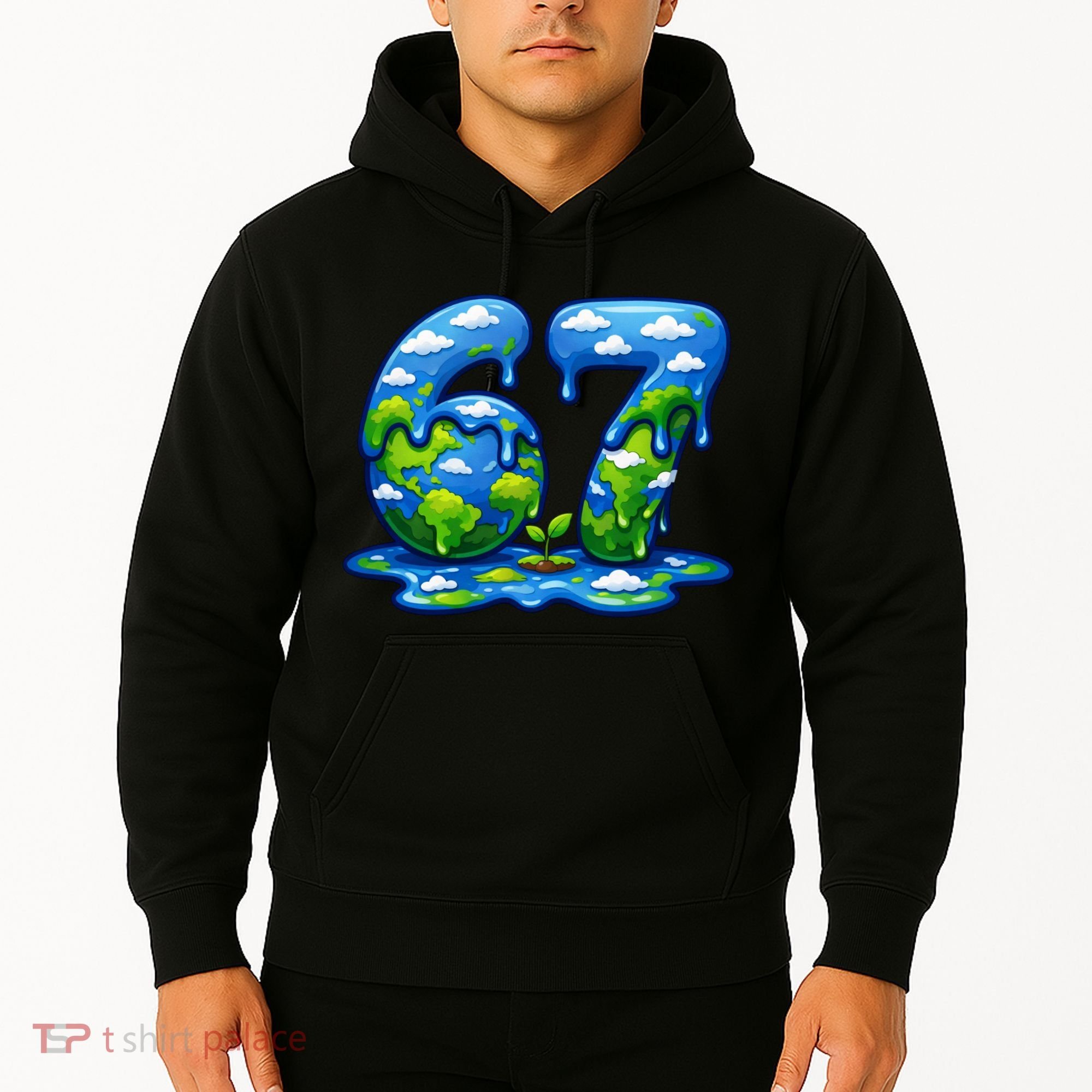 6-7 Meme 67 Six Seven Earth Hoodie