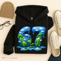 6-7 Meme 67 Six Seven Earth Hoodie thumb 4