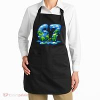 6-7 Meme 67 Six Seven Earth Apron thumb 2