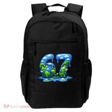 6-7 Meme 67 Six Seven Earth Backpack