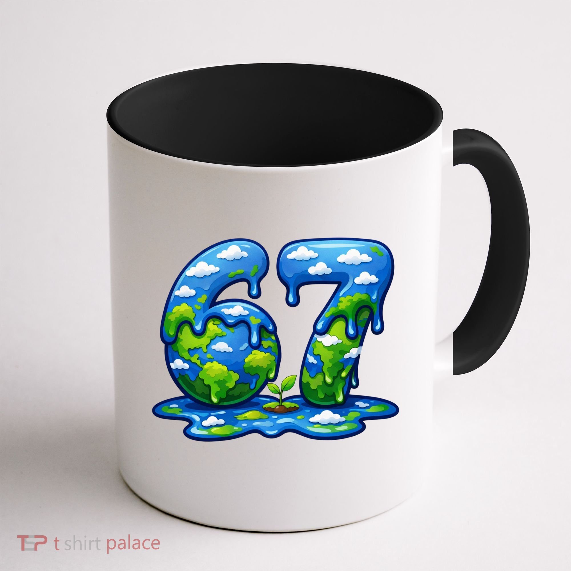 6-7 Meme 67 Six Seven Earth Coffee Mug