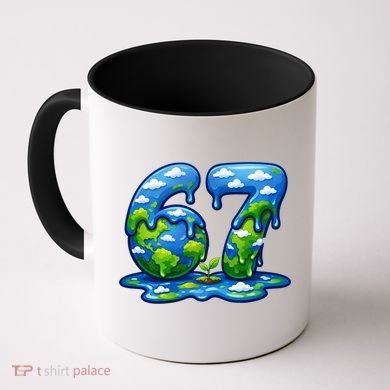6-7 Meme 67 Six Seven Earth Coffee Mug