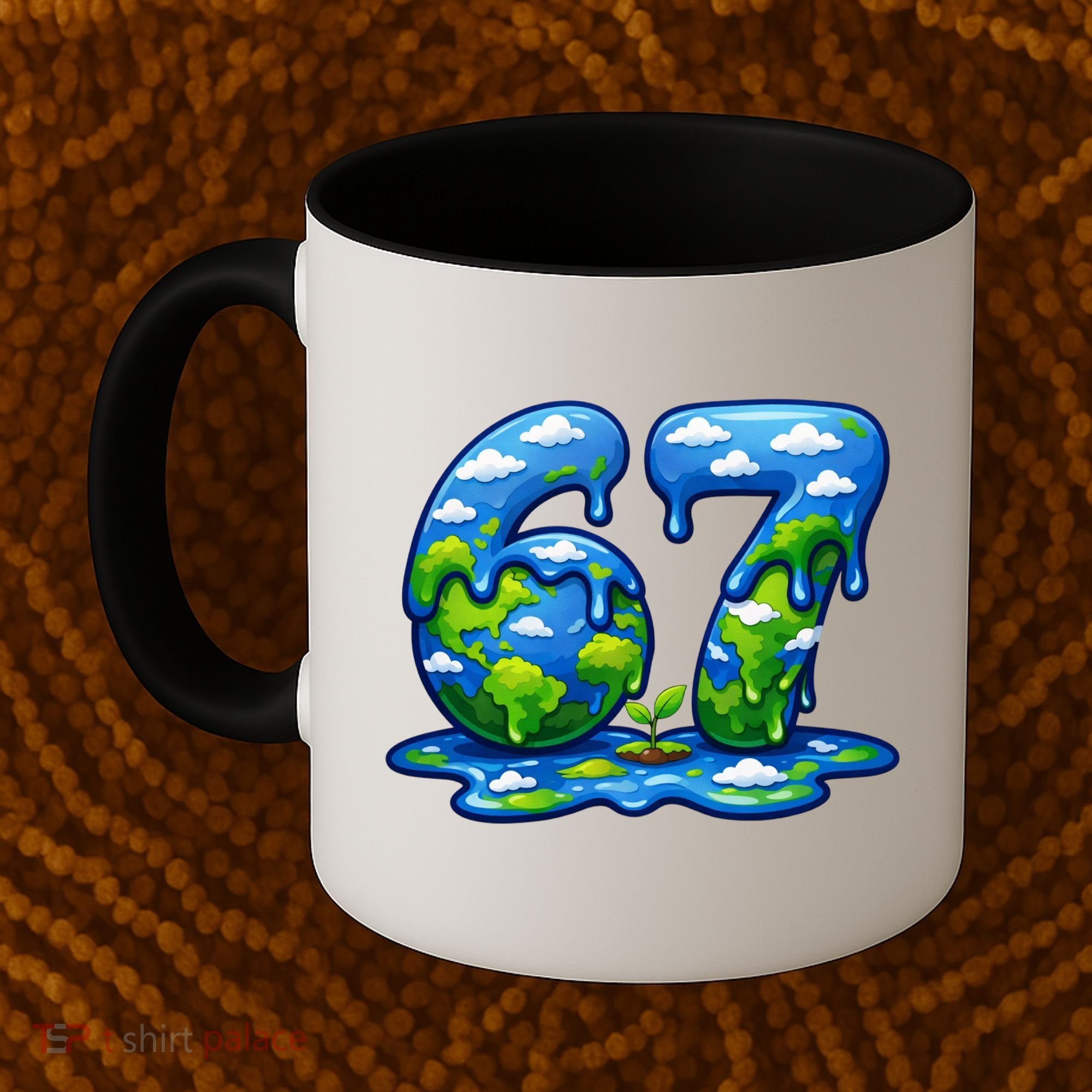 6-7 Meme 67 Six Seven Earth Coffee Mug