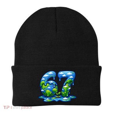 6-7 Meme 67 Six Seven Earth Beanie