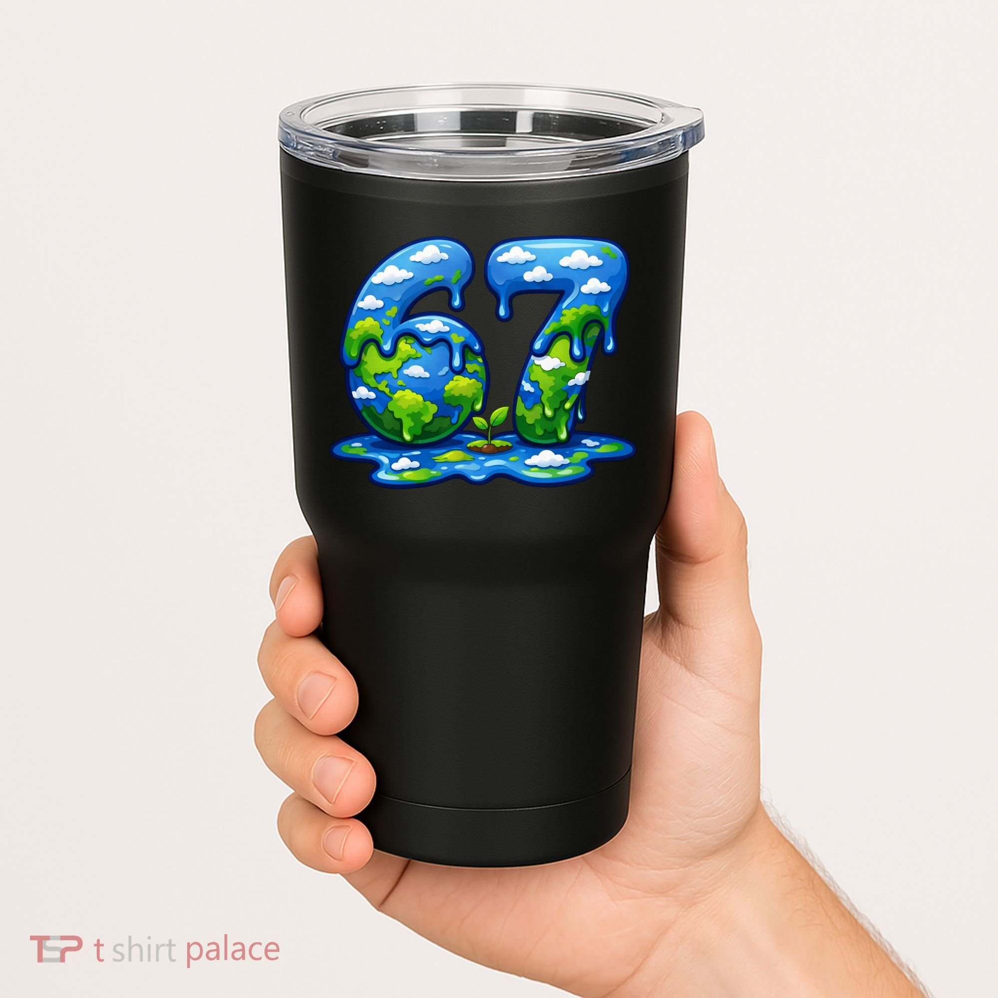 6-7 Meme 67 Six Seven Earth Tumbler