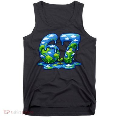 6-7 Meme 67 Six Seven Earth Tank Top
