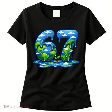 6-7 Meme 67 Six Seven Earth Women's T-Shirt
