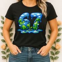 6-7 Meme 67 Six Seven Earth Women's T-Shirt thumb 2
