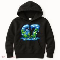 6-7 Meme 67 Six Seven Earth Kids Hoodie thumb 0
