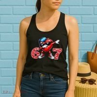 67 Meme 6-7 Heart Dabbing Six Seven Valentines Day Women's Tank Top thumb 2