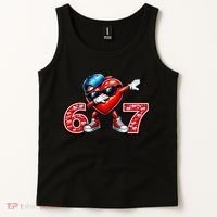 67 Meme 6-7 Heart Dabbing Six Seven Valentines Day Tank Top thumb 2