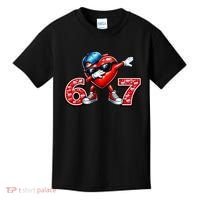 67 Meme 6-7 Heart Dabbing Six Seven Valentines Day Kids T-Shirt thumb 0
