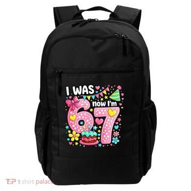 67 Meme 7th Birthday I Was 6 Now I'm 7 Backpack