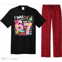 67 Meme 7th Birthday I Was 6 Now I'm 7 Pajama Set thumb 0