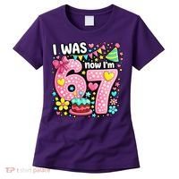 67 Meme 7th Birthday I Was 6 Now I'm 7 Women's T-Shirt thumb 0