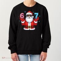 6-7 Meme Cool Santa Claus 67 Women's Sweatshirt thumb 0