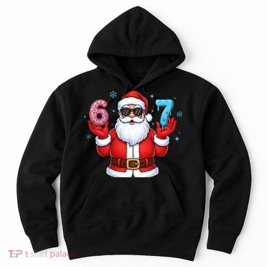 6-7 Meme Cool Santa Claus 67 Hoodie