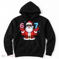 6-7 Meme Cool Santa Claus 67 Hoodie thumb 0