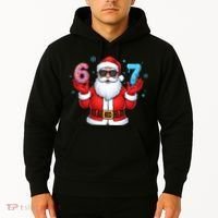 6-7 Meme Cool Santa Claus 67 Hoodie thumb 2