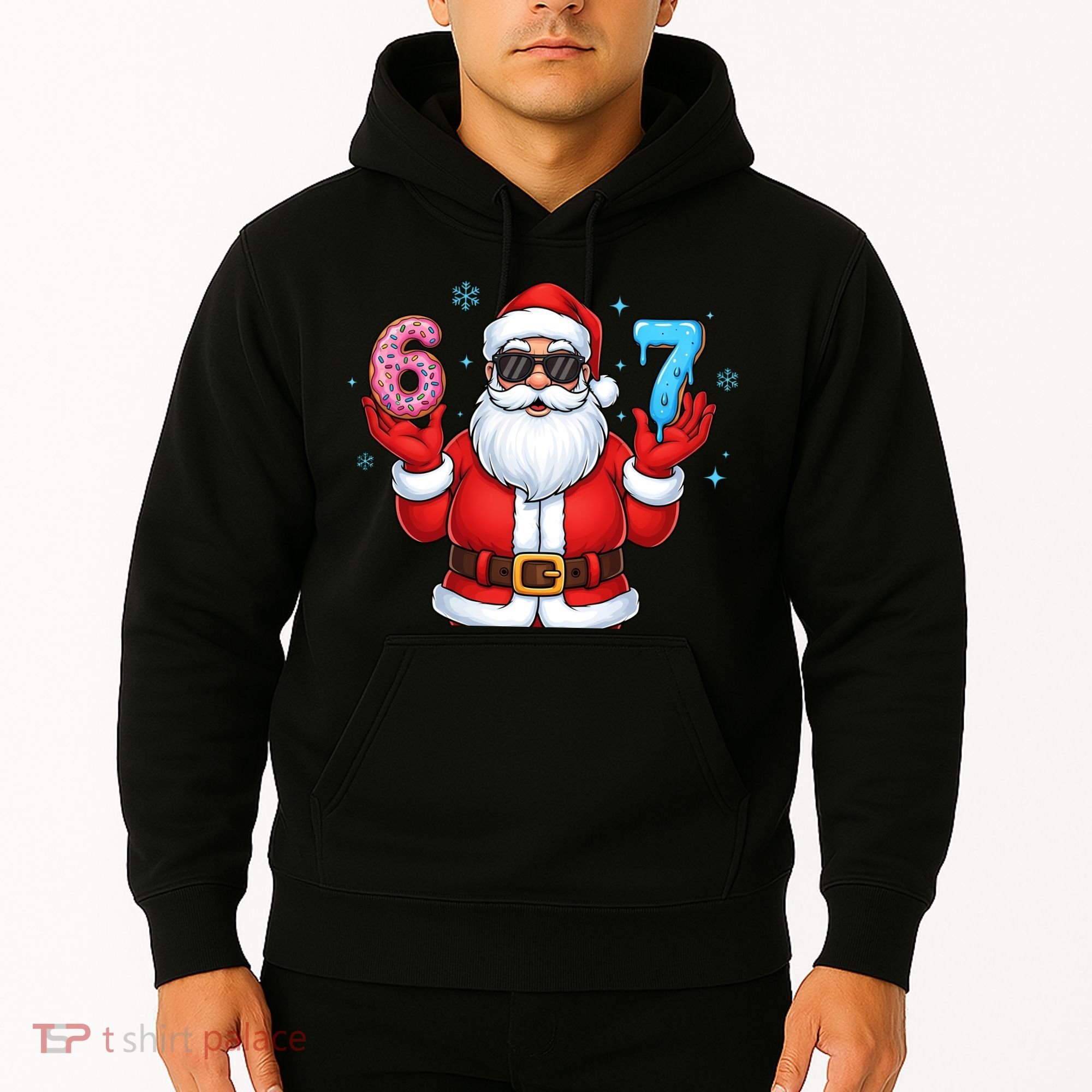 6-7 Meme Cool Santa Claus 67 Hoodie