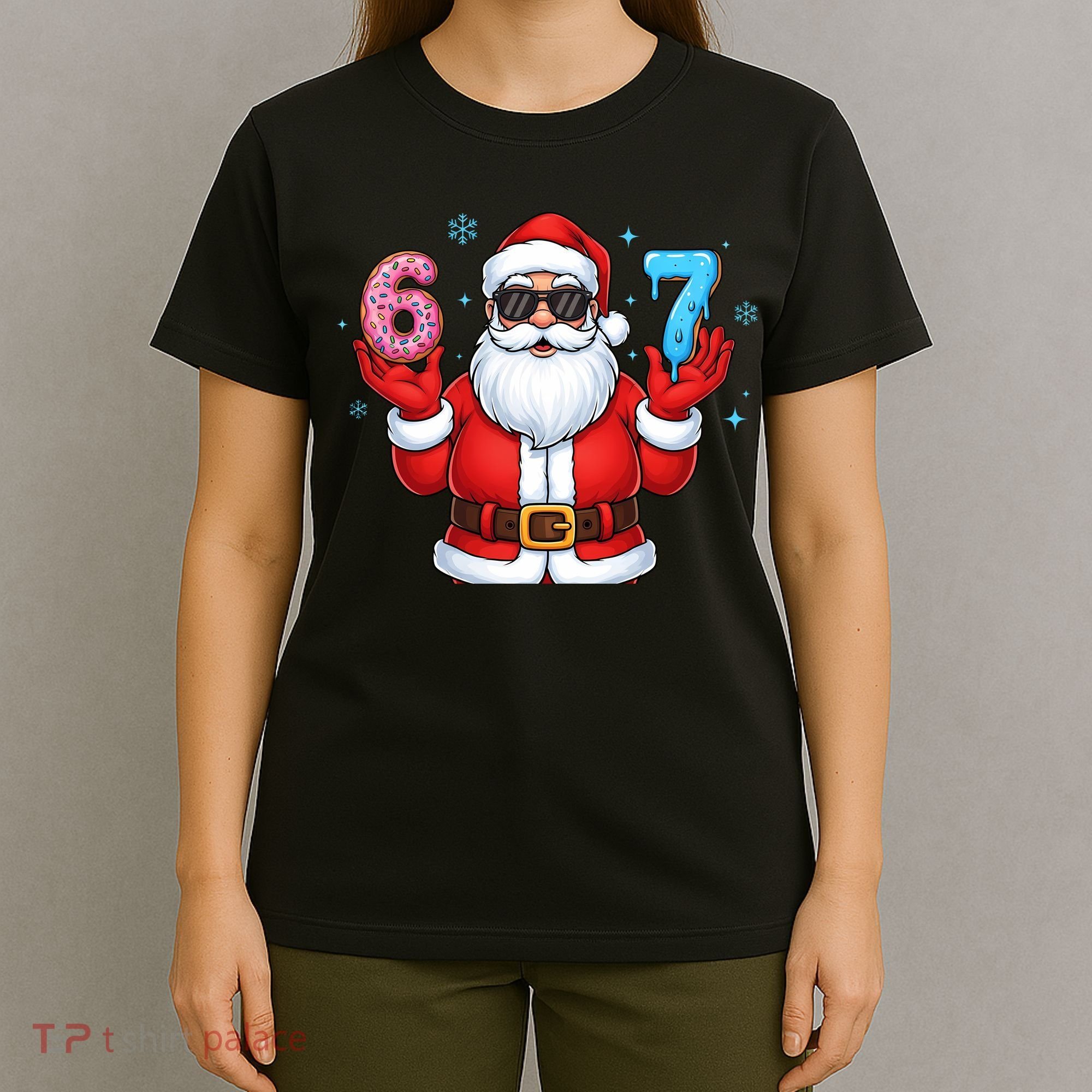 6-7 Meme Cool Santa Claus 67 T-Shirt