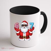 6-7 Meme Cool Santa Claus 67 Coffee Mug thumb 1