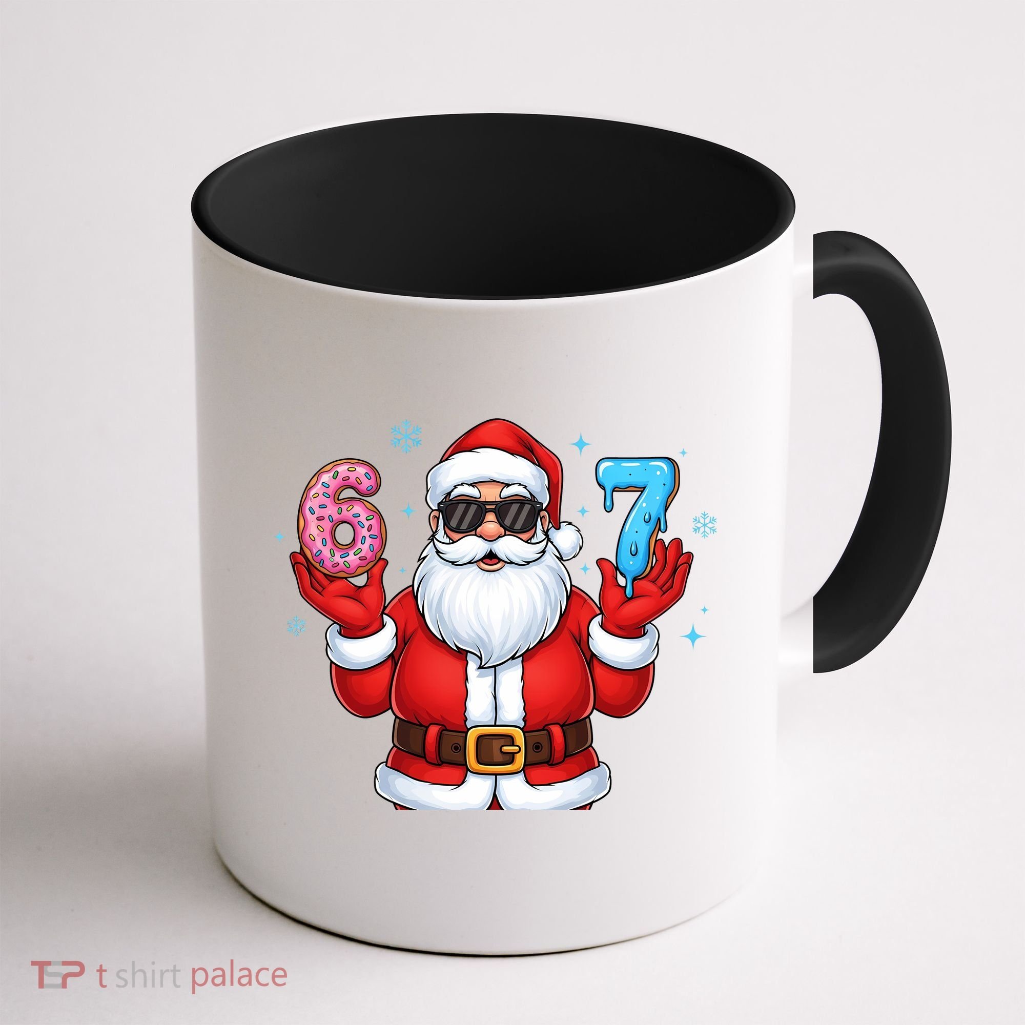 6-7 Meme Cool Santa Claus 67 Coffee Mug